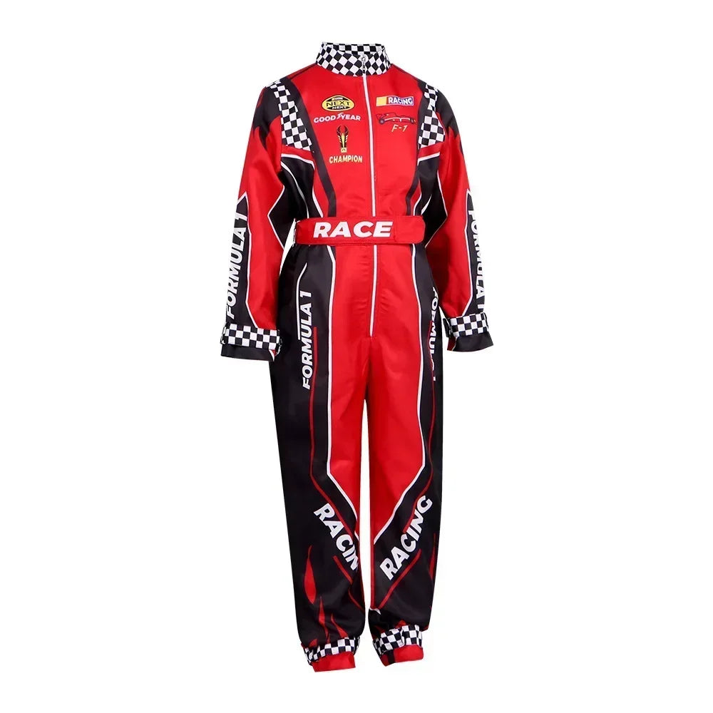 Boy Racer Cosplay Costume Red Classic Suit Jersey Clothes