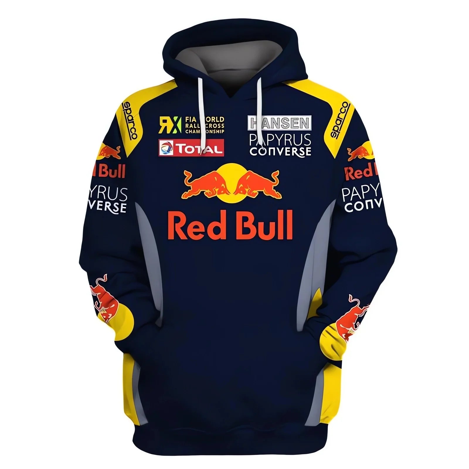 Spring and Autumn Red Bull Hoodie Street Fashion Suit