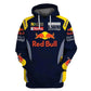 Red Bull Hoodie Spring and Autumn street fashion suit with digital print and hooded pullover design