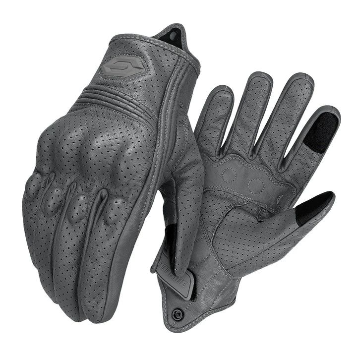 Motorcycle Gloves CE Men's Retro Moto Gloves Touch Screen