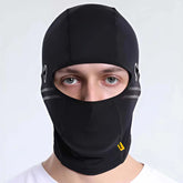 Balaclava Motorcycle Face Mask Moto Helmet Bandana Black Front - Race Blaze