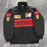 Embroidered F1 Racing Suit Casual Jacket Man Full Length - Race Blaze