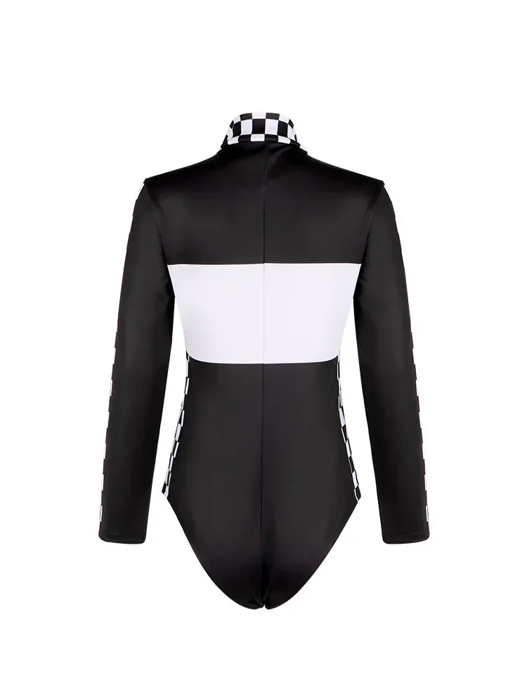 Race Car Driver Jumpsuit - Women & Girls Halloween Bodysuit