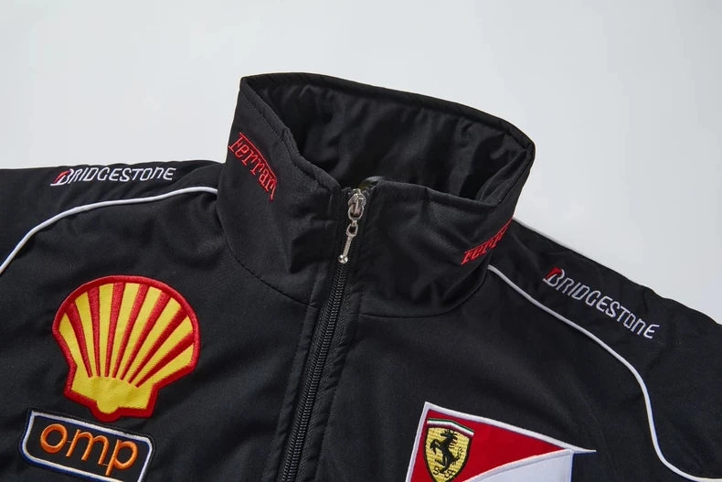 Embroidered F1 Racing Suit Casual Jacket - Custom Motorcycle Jackets