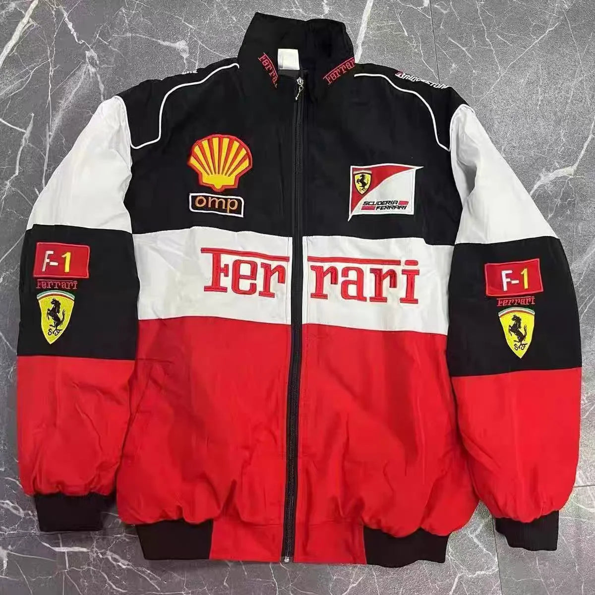 Embroidered F1 Racing Suit Casual Jacket - Custom Motorcycle Jackets