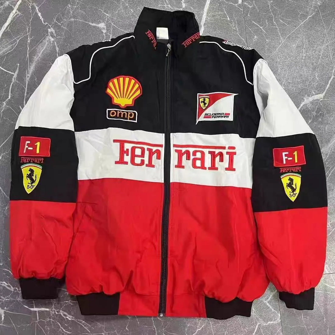Embroidered F1 Racing Suit Casual Jacket - Custom Motorcycle Jackets