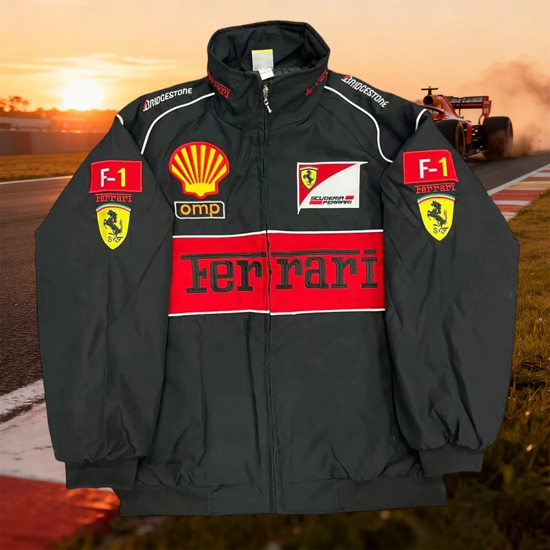 High Quality Ferrari F1 Embroidered Jacket Racing Team Jackets
