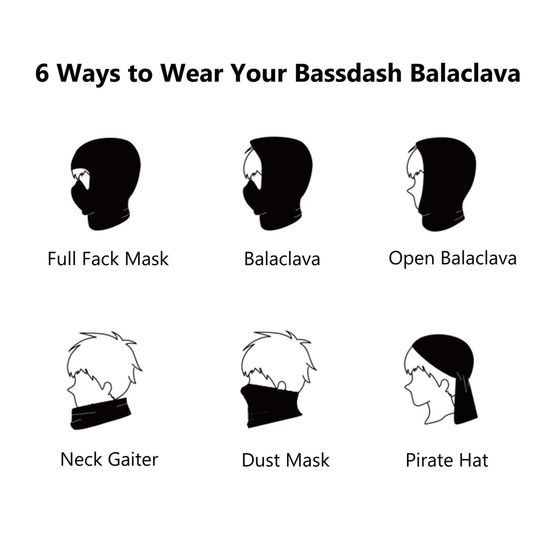 Hood Mask Windproof Fleece Neck Gaiter  Fishing Hunting Motorcycling