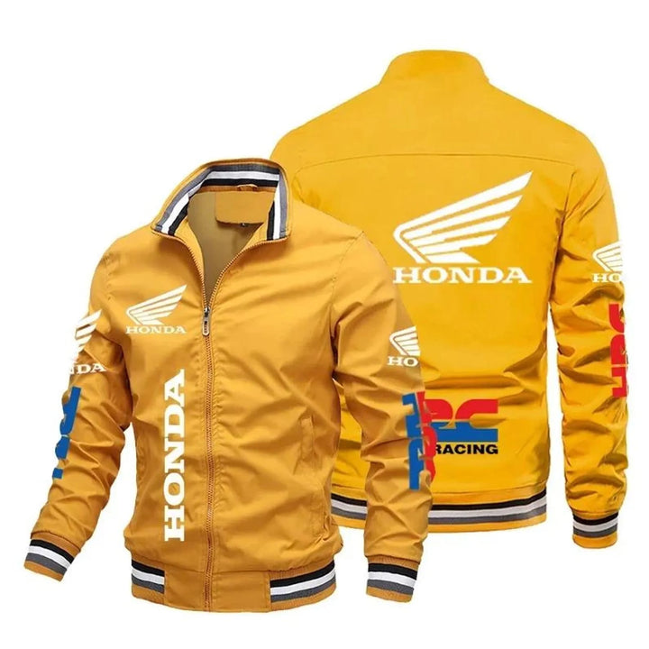 Honda motorcycle jacket durable streetwear motorcycle jacket