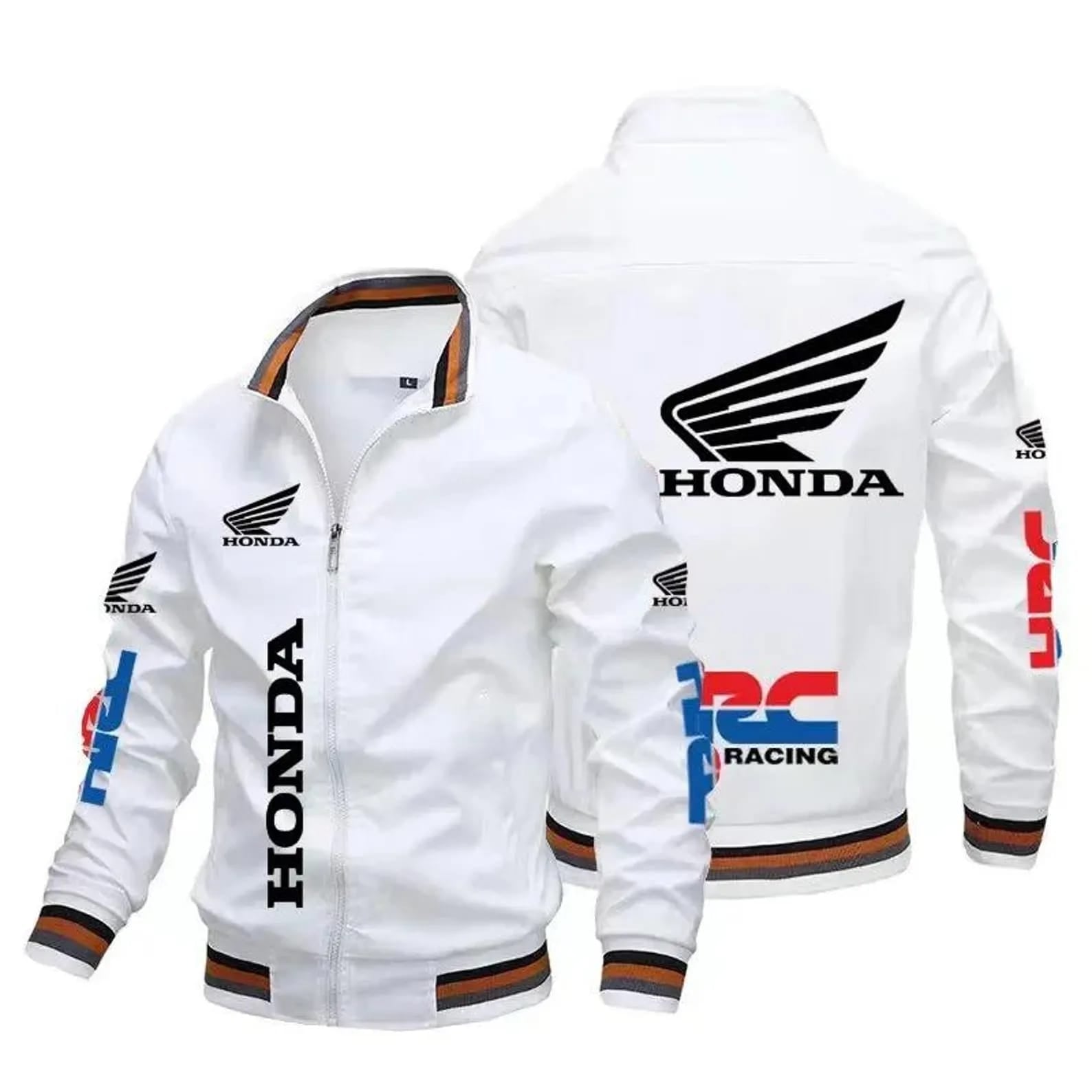 Japanese Street Motorcycle Jacket White Version - Race Blaze