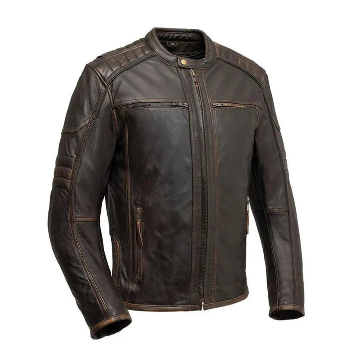 motorbike leather jacket
