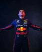 Go Karting Suit Red Bull F1 Racing Helmet Detail - Race Blaze
