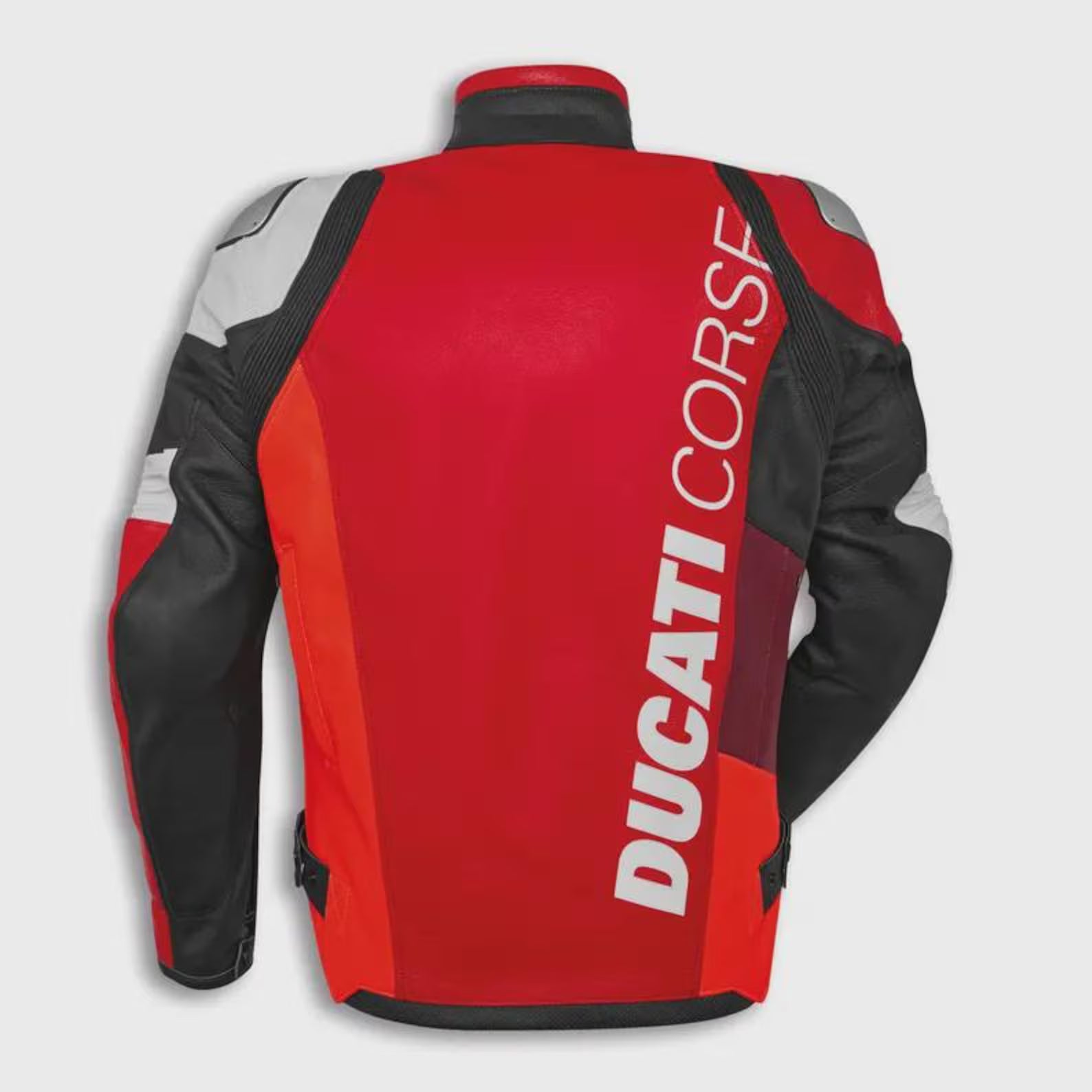 Motorbike Jacket Red Side View - Race Blaze