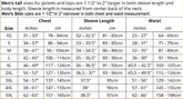Yamaha Racing Motorcycle Jacket Size Chart - Race Blaze
