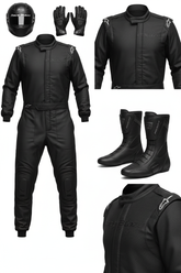 Pro Racing Suit All Black - Race Blaze