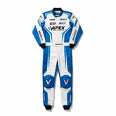 F1 Replica Racing Suit - White/Blue- Race Blaze