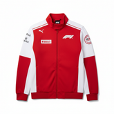 F1 Podium Jacket - Red/White- Race Blaze