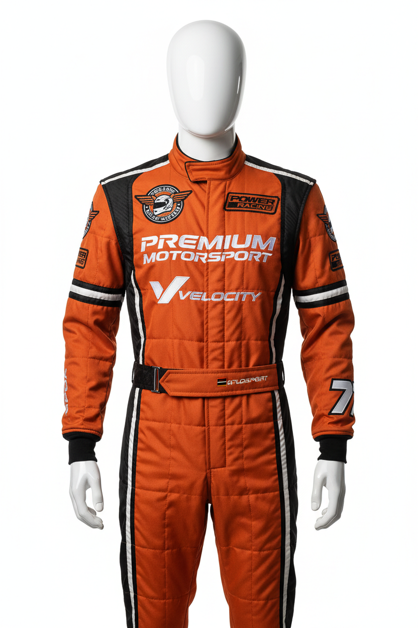 Custom F1 Racing Suit Papaya Orange Edition - Race Blaze