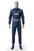 Custom F1 Racing Suit Midnight Navy Edition with embroidered details and customizable patches