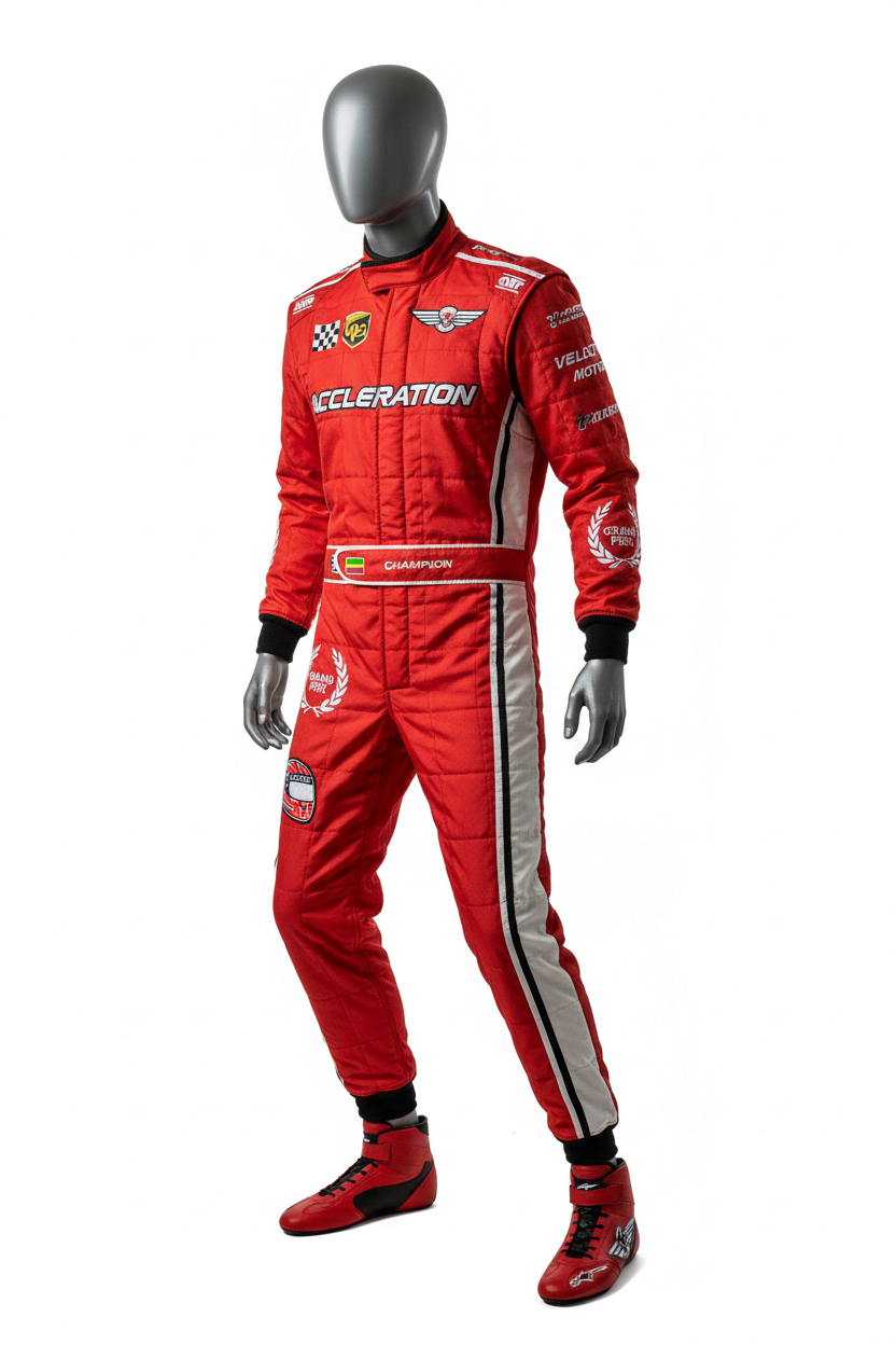 Custom F1 Racing Suit Scuderia Red Edition - Race Blaze