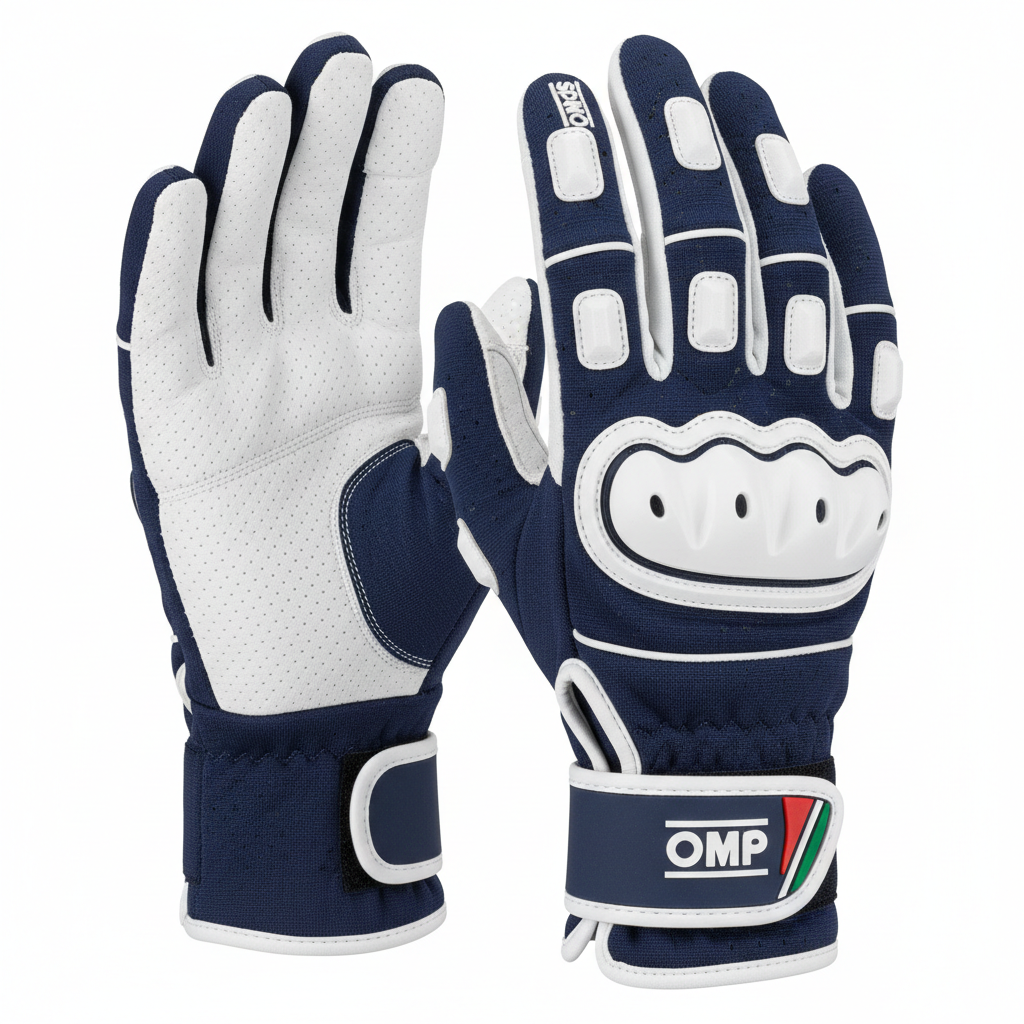 Karting racing gloves midnight navy - Race Blaze