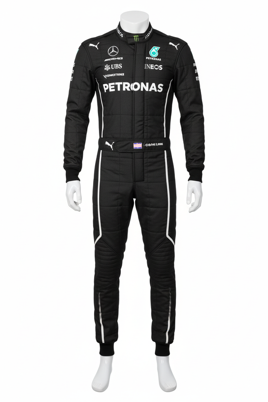 Pro Racing Suit all black premium fire-resistant ergonomic motorsport gear