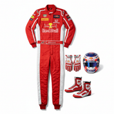 F1 Replica Racing Suit - Red/White- Race Blaze