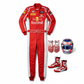 F1 Replica Racing Suit - Red/White- Race Blaze