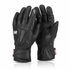 Black FIA racing gloves made of thin fire-resistant leather for professional motorsport drivers