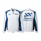 F1 Podium Jacket - White/Blue- Race Blaze