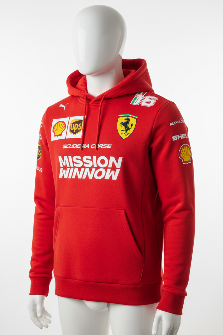 F1 style racing hoodie Scuderia red edition - Race Blaze