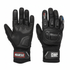 Stealth Black karting racing gloves with full finger protection, anti-slip palm, and knuckle reinforcement for maximum grip and safety