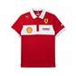 F1 Team Polo Shirt - Red/White- Race Blaze
