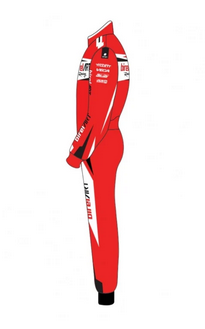 BirelART Racing Pro Karting Suit Red Black right side view
