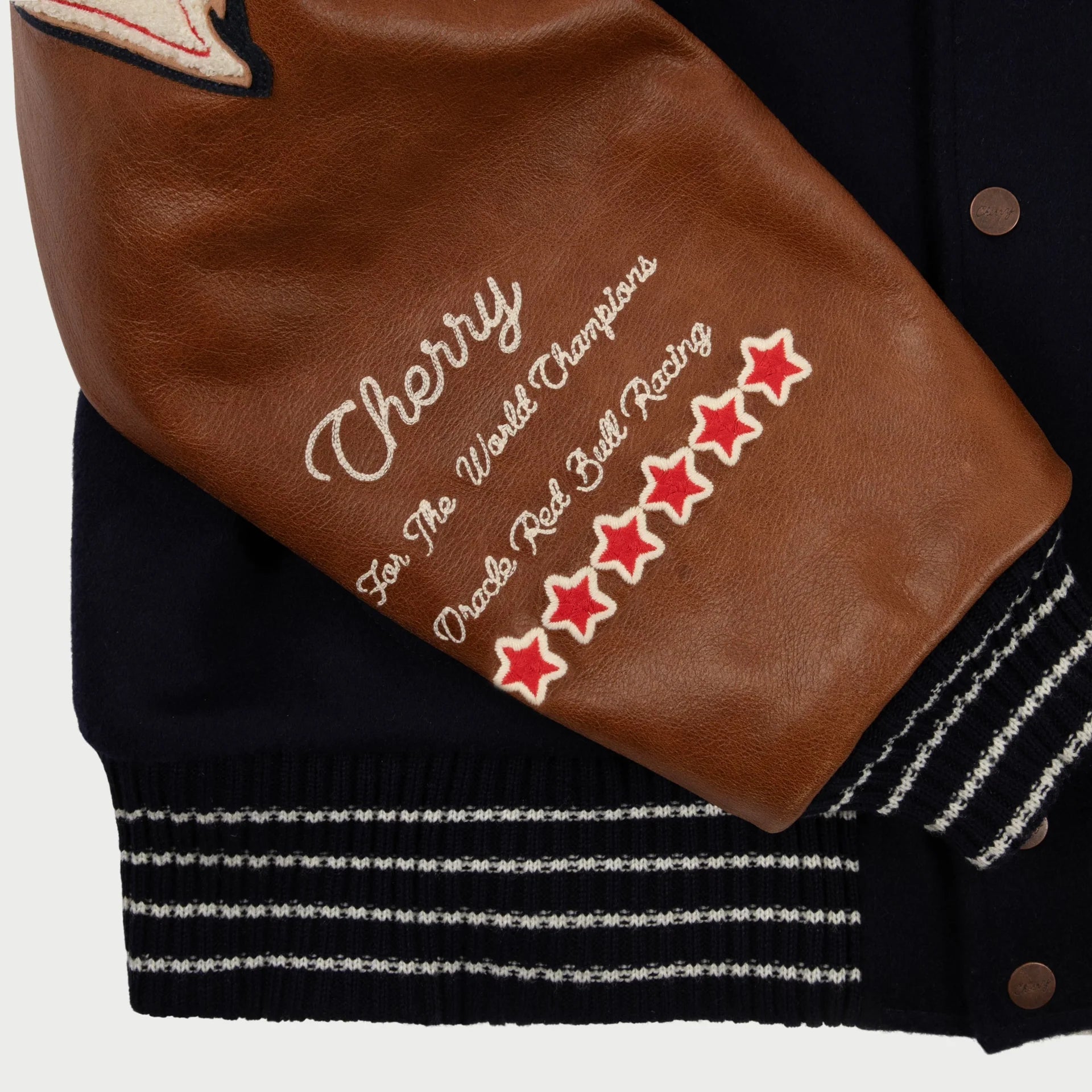 Red Bull Energy Racing Team Jacket Sleeve Detail - Race Blaze